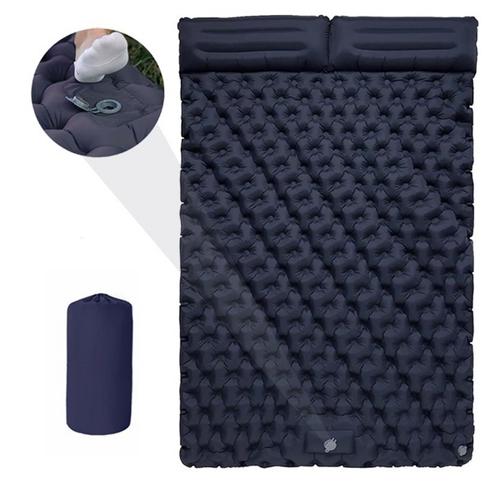 초경량 휴대용 에어매트 차박 캠핑 펌프 내장형 차량용 매트 매트리스