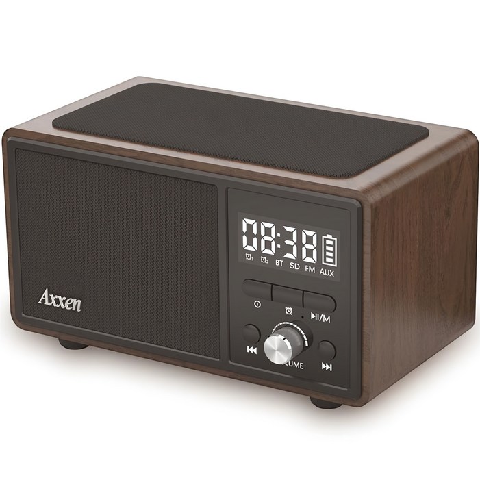 액센 7 in 1 시계 무선충전 블루투스 스피커 BS50, BS50, 혼합색상