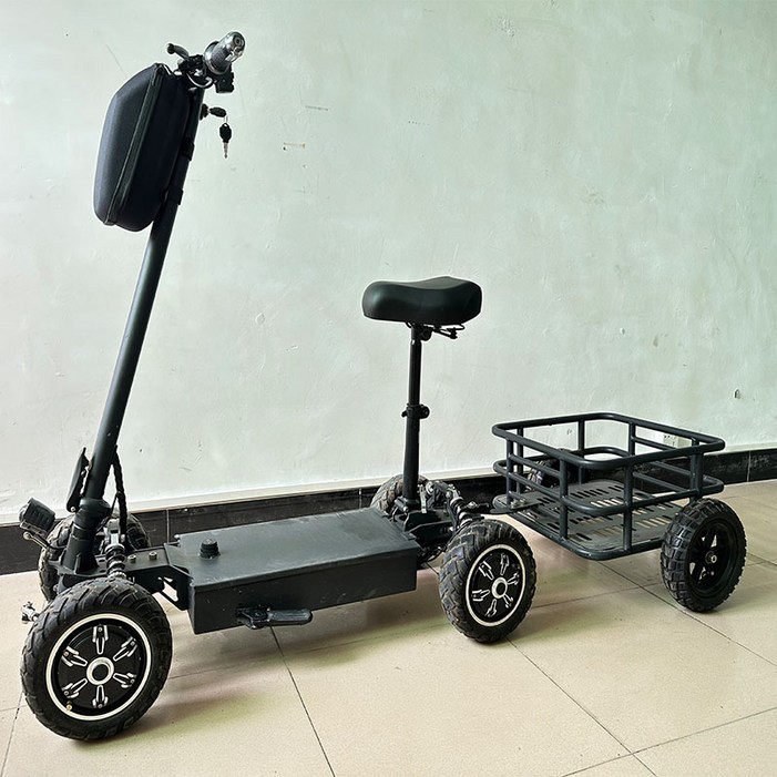 노인 전동스쿠터 강아지 오토바이 애견 스쿠터 애완견, 트레일러형 800W 1525km