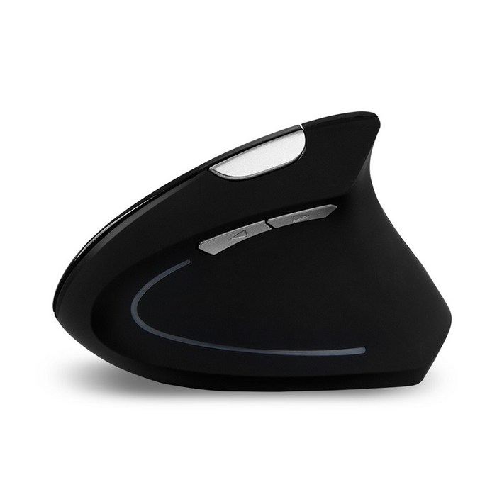 유니콘 FX-500B 버티컬 무선마우스 손목보호 마우스 블랙 마우스