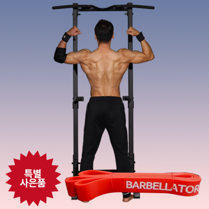 풀업밴드1 증정 바벨라토르 치닝디핑 NEW 리쌤 철봉 실내 가정용 턱걸이 운동기구 홈트레이닝 친업 딥스 풀업 기구 머신