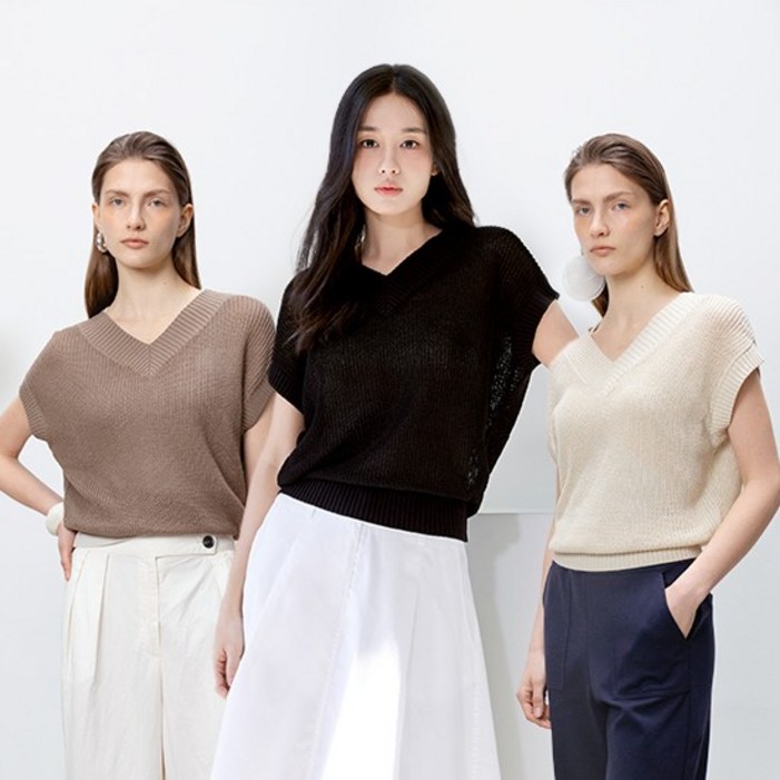 셀렙샵에디션 온플25SS 크로쉐 루즈핏 니트 3종