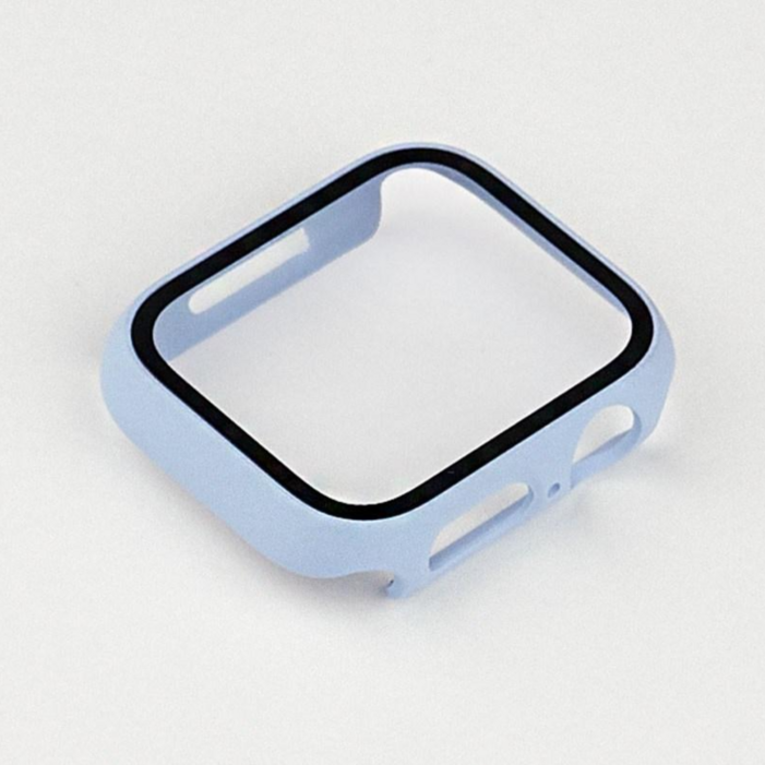 애플워치 7 6 5 4 3 2 1세대 호환 풀커버 강화필름 케이스