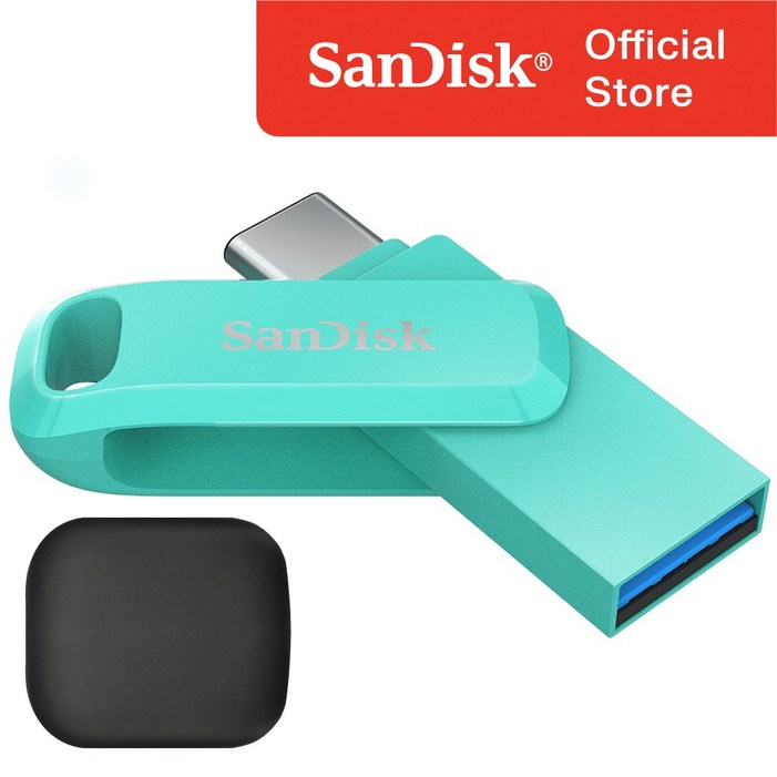 샌디스크 USB 메모리 SDDDC3 민트 C타입 OTG 3.1 대용량  USB 전용 케이스, 512GB