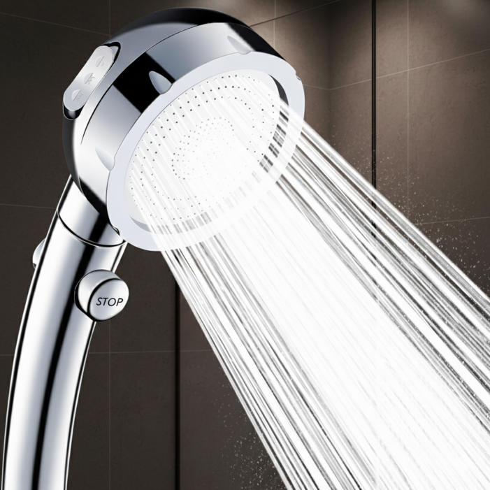 보넬티 온오프기능 3단분사조절 샤워기헤드