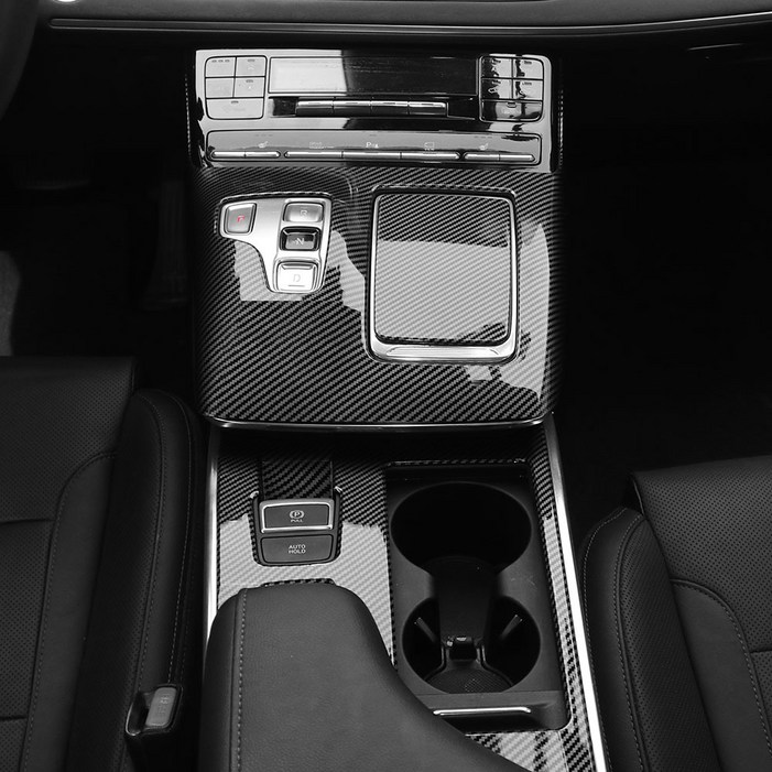 유투카 호환 더뉴그랜저 튜닝 기어패널 컵홀더 커버 실내 카본 몰딩