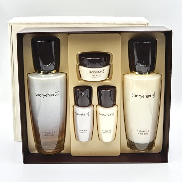 수려한 마이크로 진생 에센셜 2종 기획 세트  스킨 150ml  에멀전 130ml