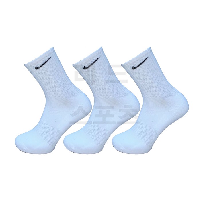 나이키 에브리데이 쿠션 장목양말 1팩 3세트 SX7664100