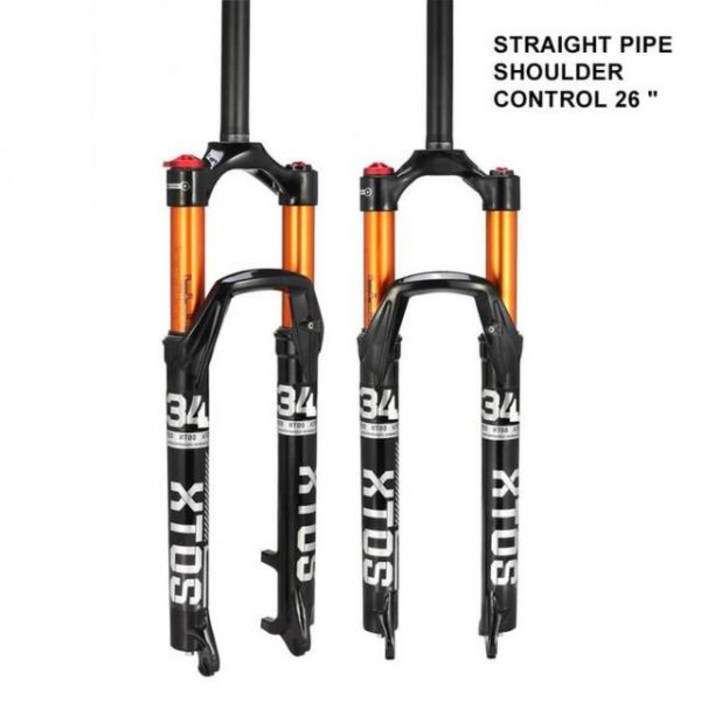 가벼운 무게추 산악 자전거 포크, 내구성 더블 에어 27.5 인치 액세서리, 충격