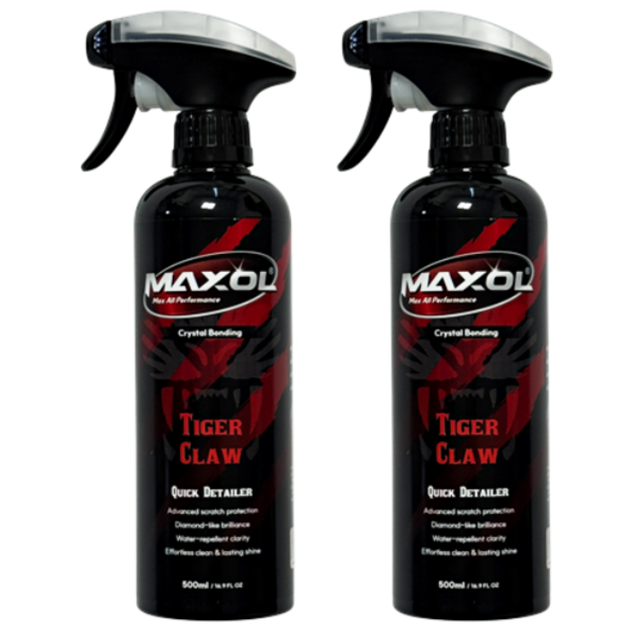 맥쏠 타이거 클루 퀵 디테일러 물왁스 광택제, 2개, 500ml