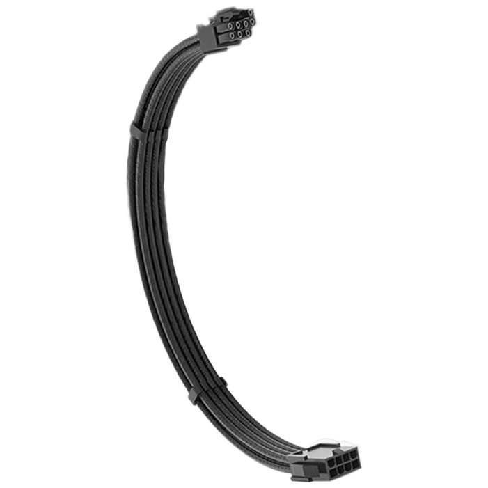 비티즈 슬리빙 케이블 그래픽카드 8핀62 보조전원 연장 케이블 블랙, 30cm, 1개