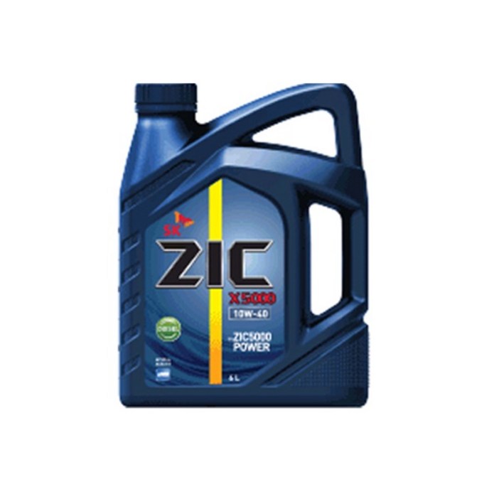 ZIC X5000 10W40 6L 디젤 엔진오일 ZIC X5000 10W40 6L 디젤 엔진오일