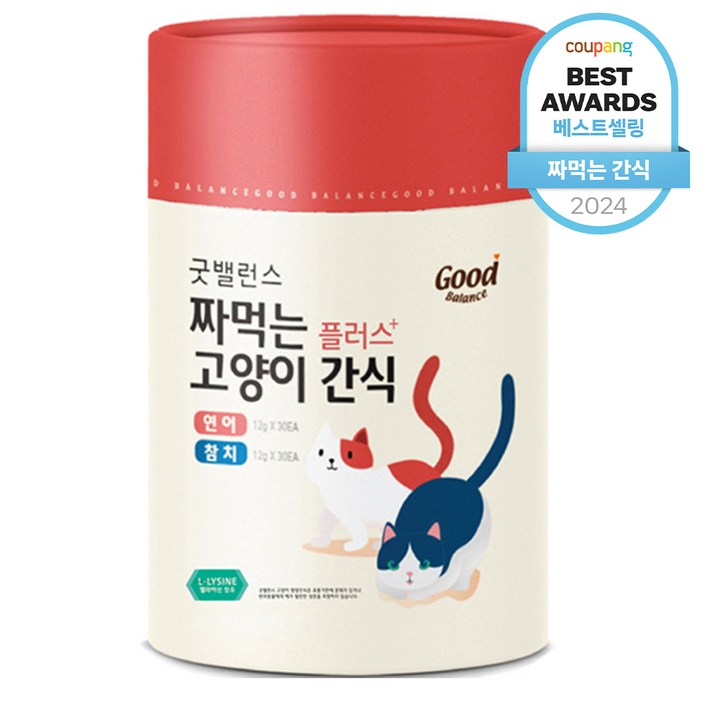 굿밸런스 고양이 짜먹는 간식 플러스 60p, 혼합맛연어참치, 720g, 1개