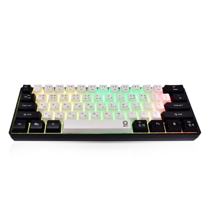 큐센 LED 텐키리스 유선키보드 큐센 LED 텐키리스 유선키보드