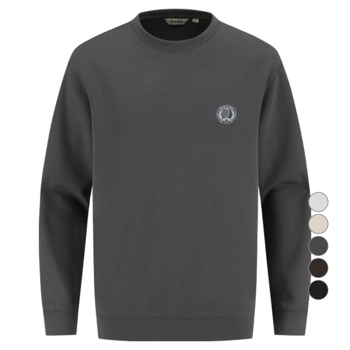 지오지아 남성용 더블니트 그래픽 맨투맨 AEF4TR1102