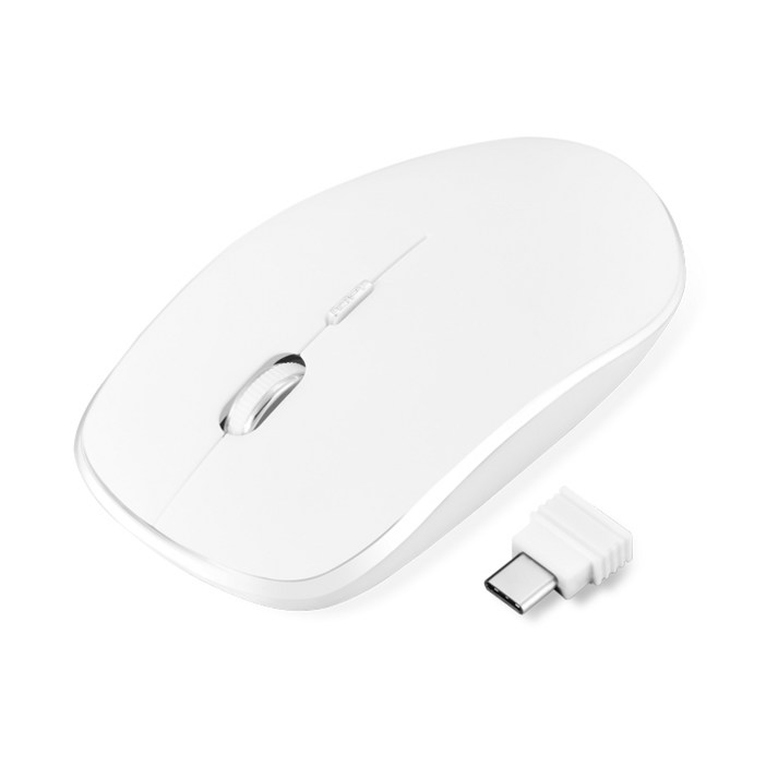 엑토 라인 타입C 무선마우스 MSC194, MSC194, 화이트