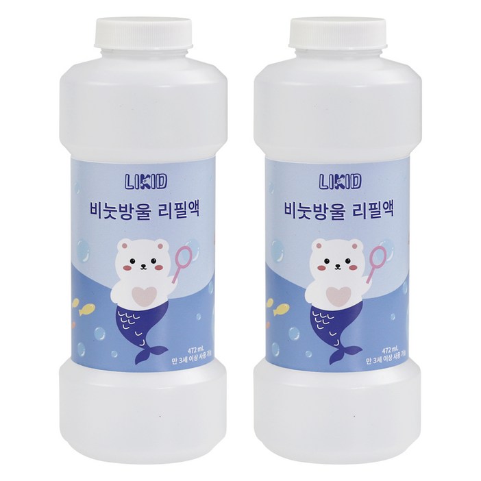 라이키드 비눗방울 리필액 LIKBS03 472ml