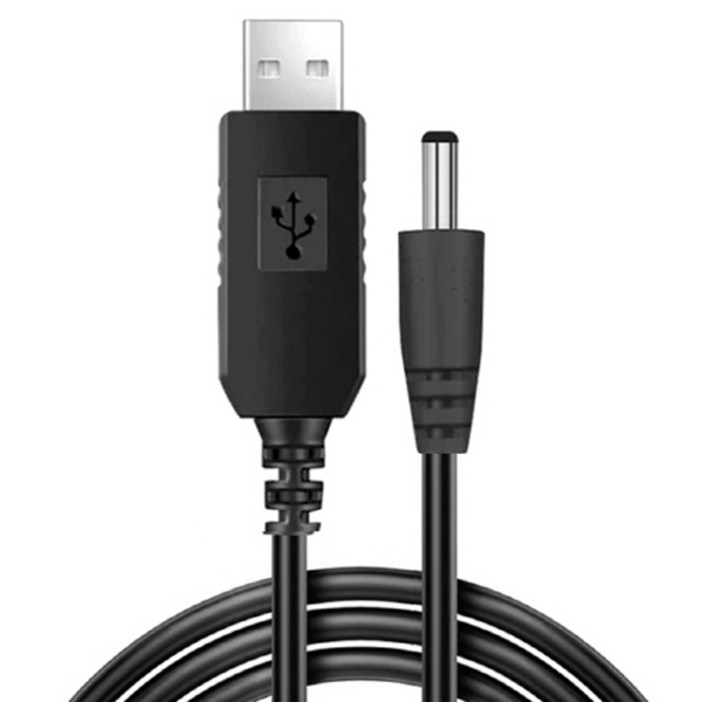 엠비에프 USB 5V to DC 12V 전원 승압 케이블 MBF-UP5V12