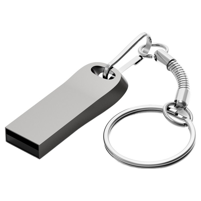 일리온 USB 메모리 카드 Matt Black  키링 세트, 1세트, 4GB