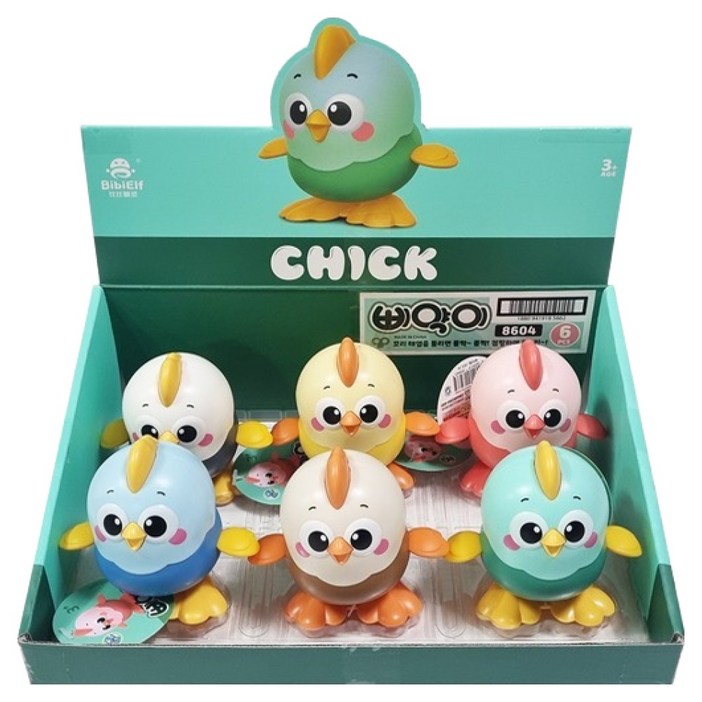 BibiEH 삐약이 태엽 6종 세트