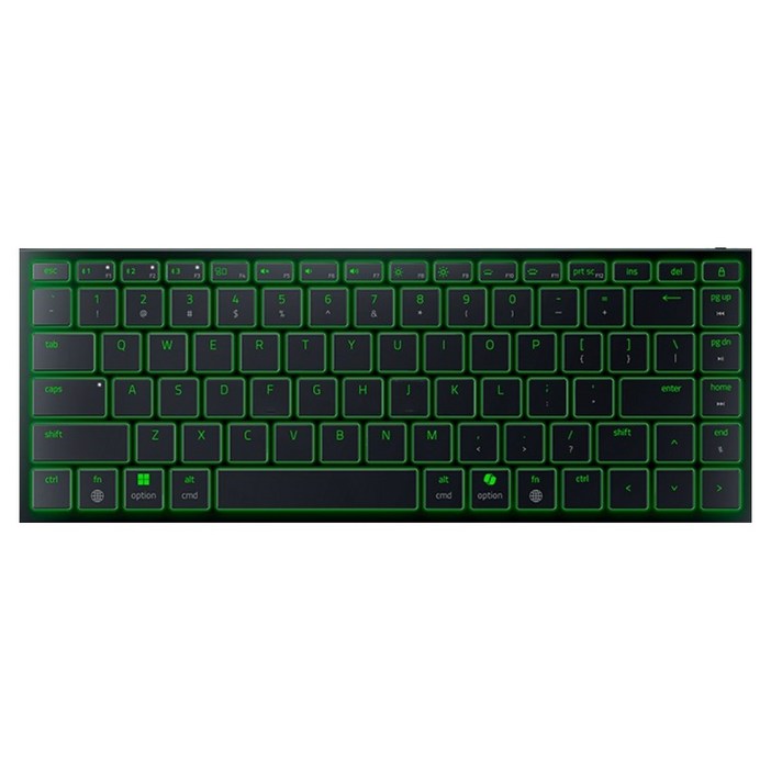 레이저 Joro 휴대용 무선 게이밍 텐키리스 키보드, 블랙, RZ0302360100R3M1