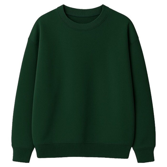 플레이즈 남성용 라운드넥 오버핏 베이직 특양면 맨투맨