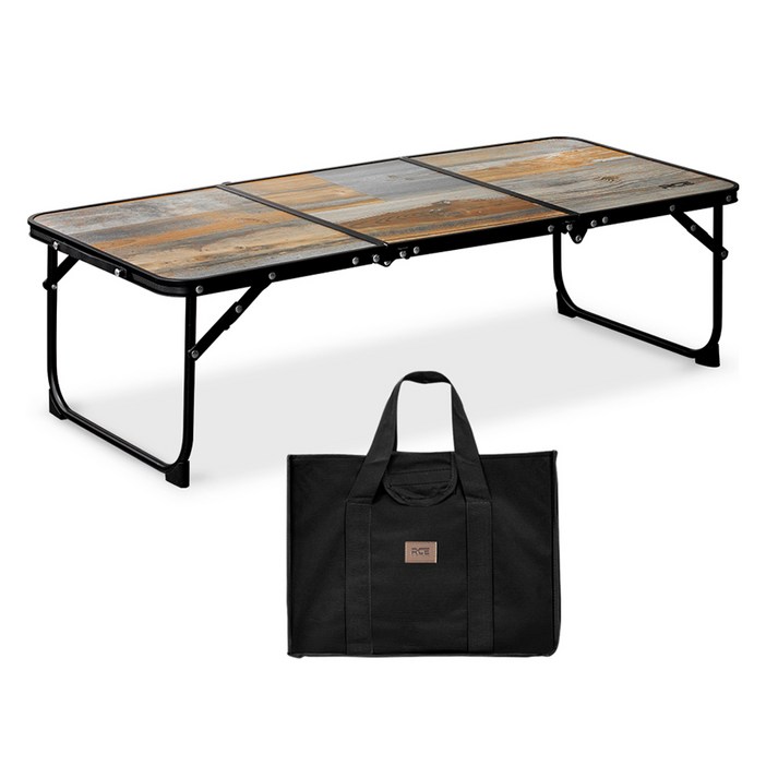 로티캠프 와이드슬림 3단 접이식 미니 캠핑 테이블