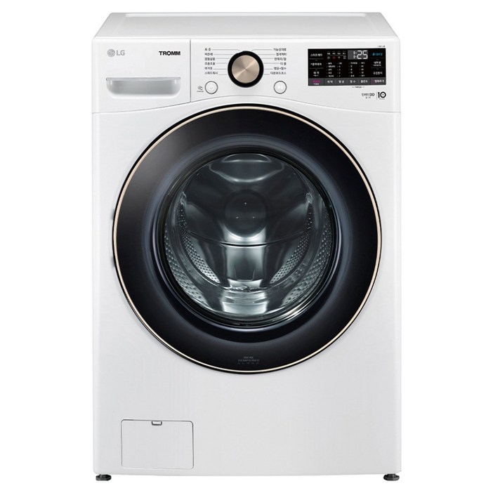 LG전자 트롬 세탁기 21kg 방문설치, F21WDLPR, 화이트