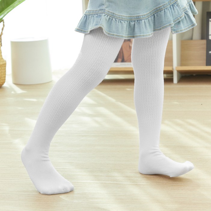 베이스알파에센셜 아동용 베이직 미끄럼 방지 기모 타이즈