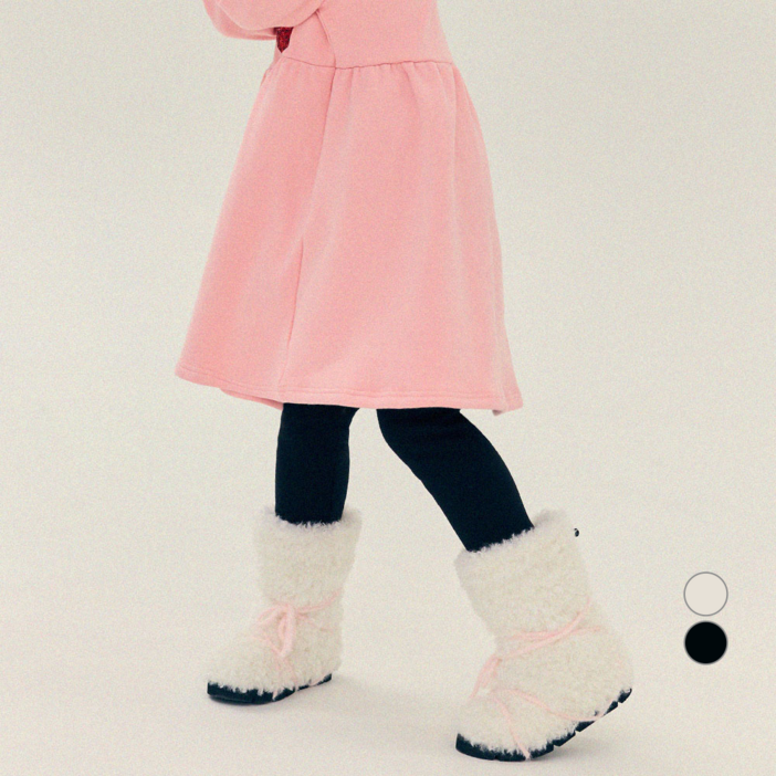 올리반 여아용 베이직 융기모 스판 보온 레깅스