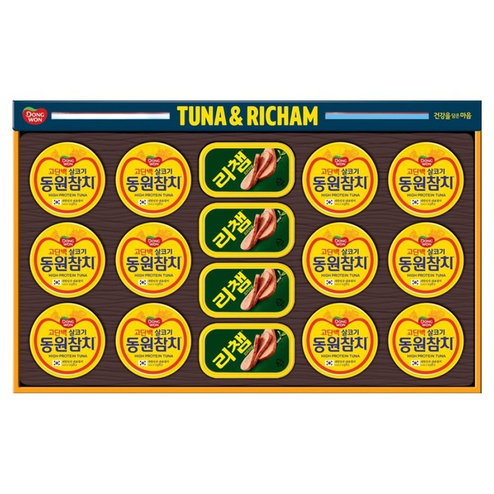 동원 튜나리챔 O-48호 선물세트 + 부직포백
