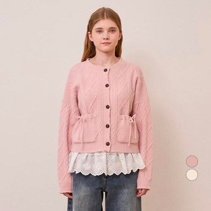 키르시 여성용 피셔맨 스탠다드핏 가디건