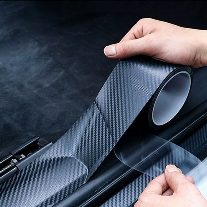 808 차량용 스크래치 흠집 기스 방지 발판 코팅 스티커, 블랙, 1개