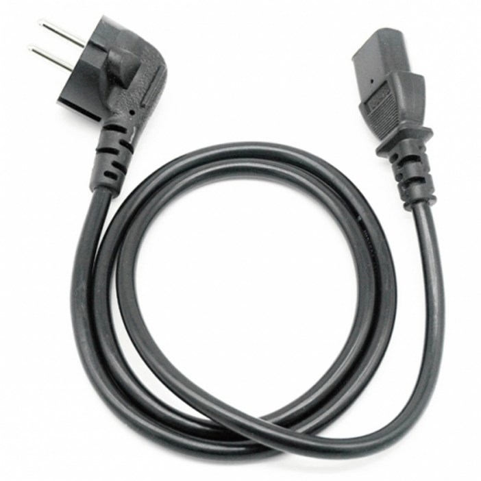 애니포트 국산 AC코드 220V 10A 0.75SQ 파워케이블, 2개, 1.8m