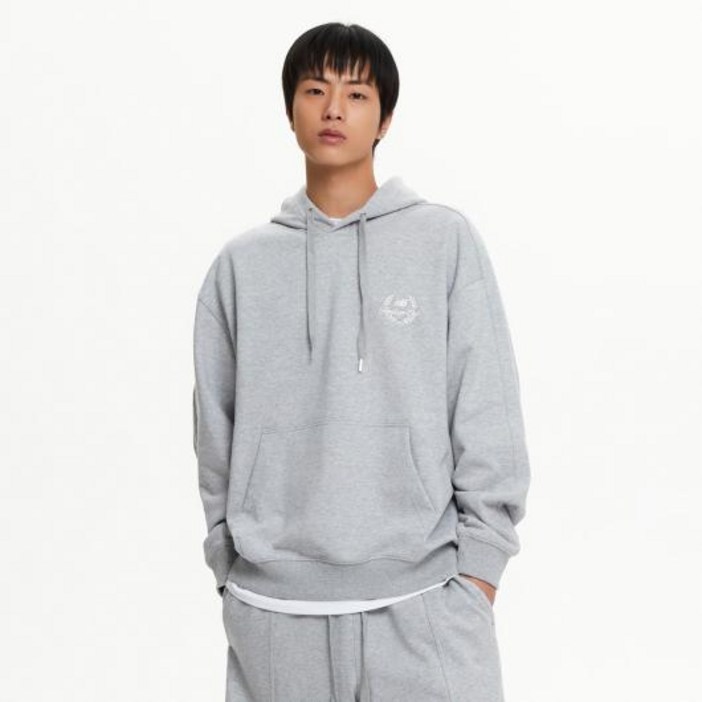 뉴발란스 남성용 UNI 헤리티지 세미오버핏 후드티 NBN0F11243