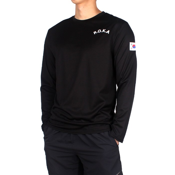 밀리브로 남성용 냉감 통기성 쿨링 로카 긴팔 티셔츠