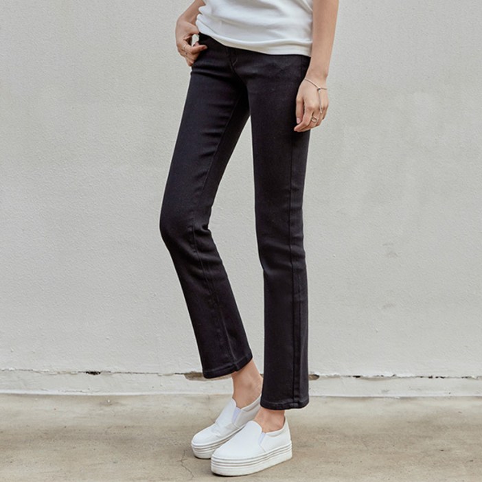 여성용 밴딩 일자핏 진 76088