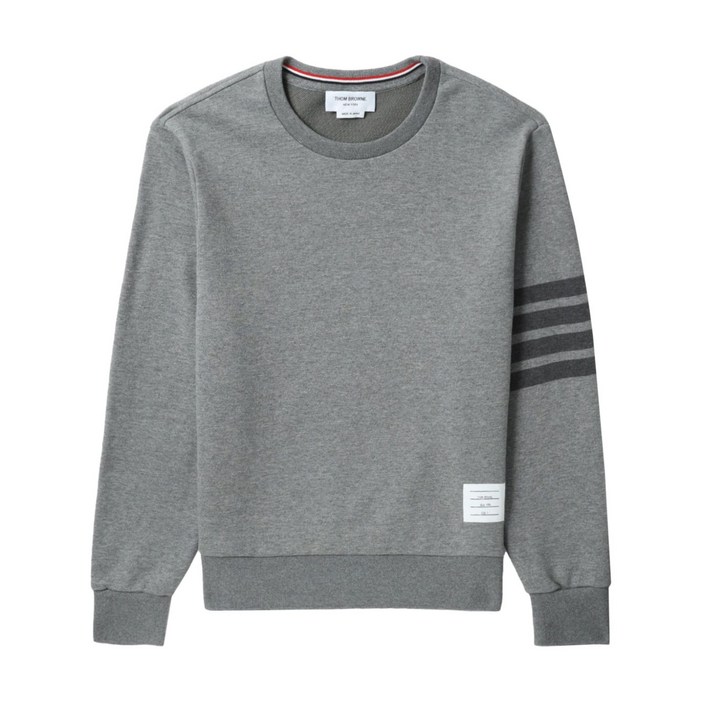 톰 브라운 크루 넥 스웨트셔츠