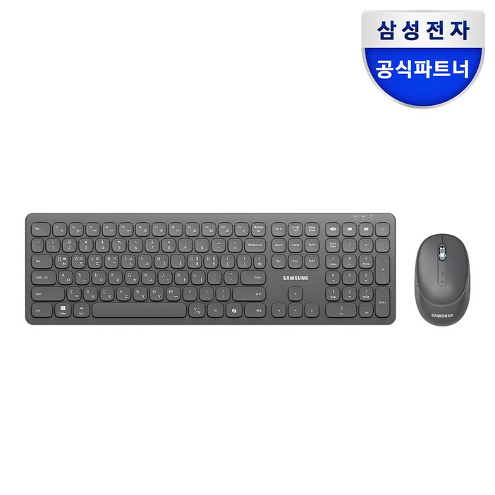 삼성전자 펜타그래프 저소음 블루투스 무선 키보드 마우스 세트 멀티페어링 사무용 무소음 SP-M1800Q