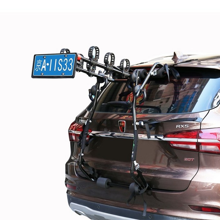 차량용자전거캐리어 suv전용 자전거캐리어 2대용 자동차 프레임 번호판 프레임 홀더 보조