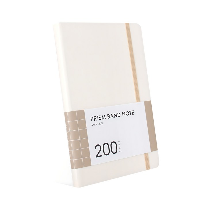 인디고 프리즘 200 밴드노트 모눈, 크림, 1개