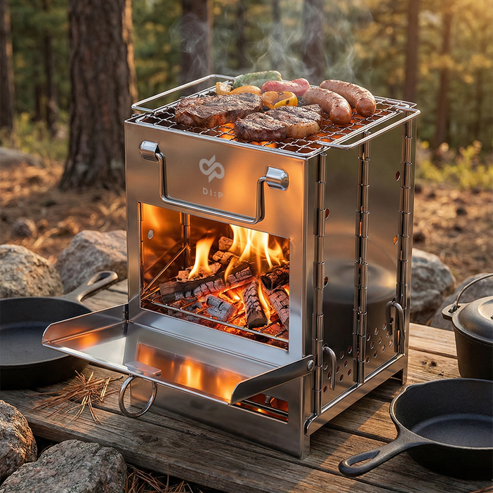 디프 간편 접이식 다용도 캠핑 화로대
