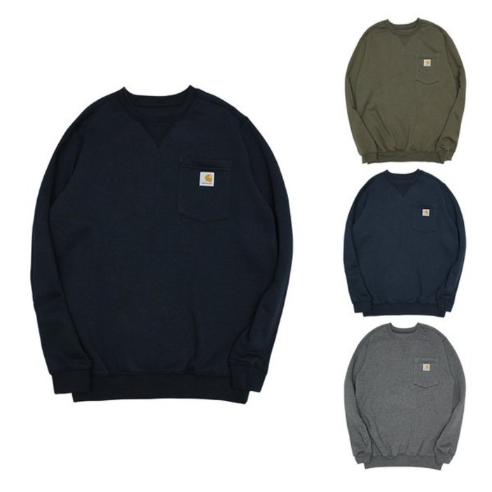 [백화점정품] 칼하트 티셔츠 포켓 맨투맨 103852