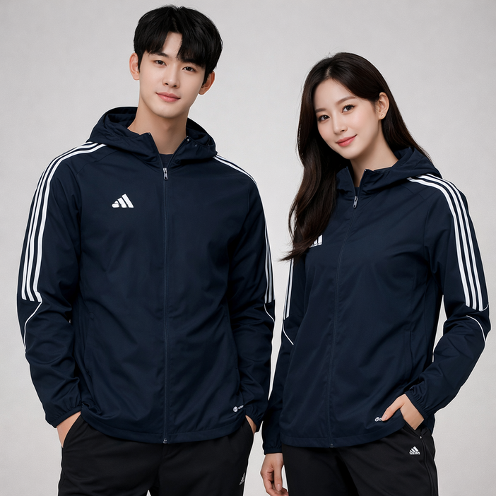 아디다스 티로 23 리그 윈드브레이커 후드 남녀공용 경량 바람막이