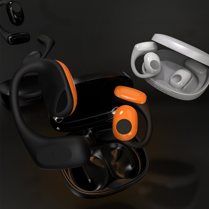 엠지텍 이어프리오픈익스트림 오픈형 이어폰 골전도 대체 무선 블루투스 공기전도 이어폰, 블랙