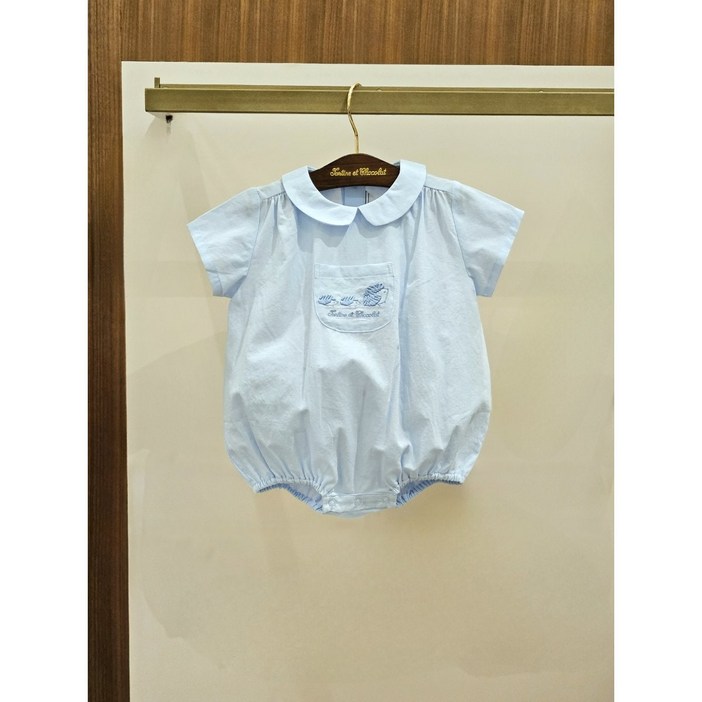 백화점 매장 정품쇼콜라 신생아 백일 돌선물 아기 옷 우주복 바디수트 내의 내복 BP 캘리바디슈트 TTNMBO094B