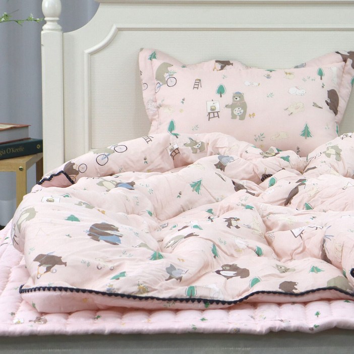 아르떼베딩 알러지케어 초등학생 키즈 어린이 먼지없는 모달 차렵 이불 세트 SS