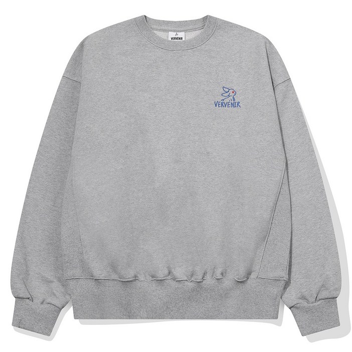 스타일리스트픽 워셔블 베이직 남녀공용 면 라운드넥 오버핏 맨투맨