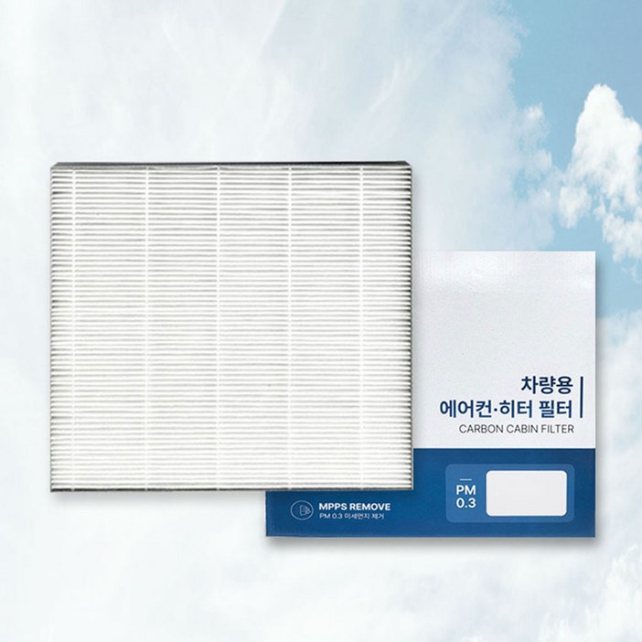 이필드 PM0.3 에어컨필터 현대 디올뉴 그랜저 GN7 22년11월~ 초미세먼지 항균 히터필터 하이브리드 호환, 4개, PM0.3 고효율 필터