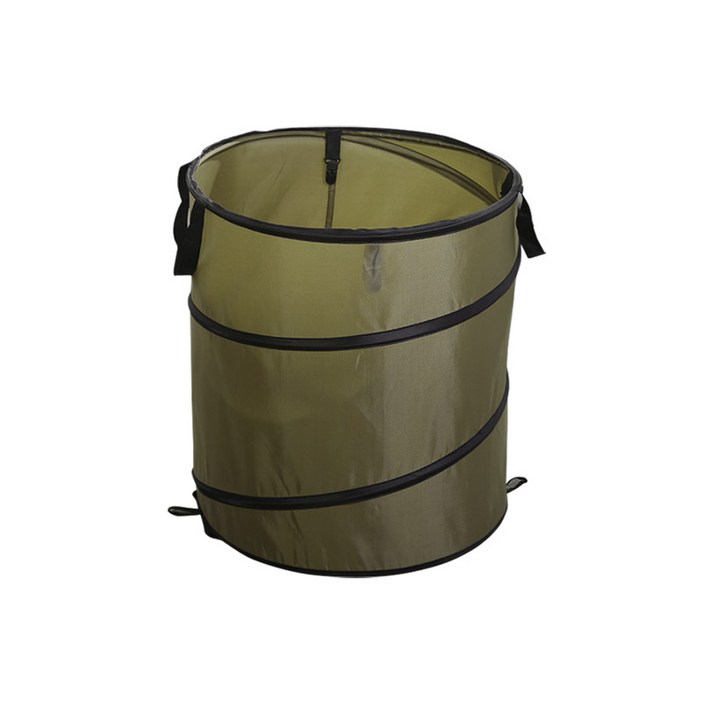 KOOLMAN쿨맨 원터치 팝업 쓰레기봉투 거치대, 원터치 쓰레기봉투 거치대  올리브그린, 1개, 1단